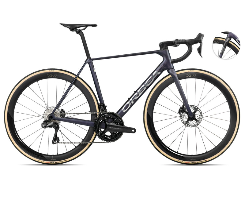 2025 Orbea ORCA M20iLTD Racing ROAD BIKE - 53cm, Tanzanite (Matte) - Carbon Raw (Matte)