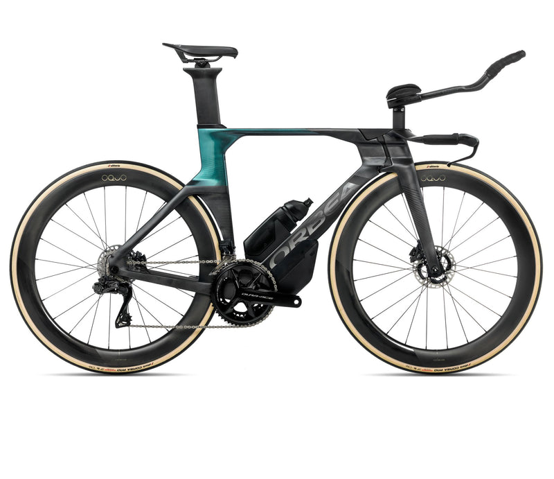 2025 Orbea ORDU M10iLTD Triathlon TRIATHLON BIKE - Medium/Large, Diamond Carbon View (Matte)-Evasion Green (Gloss)