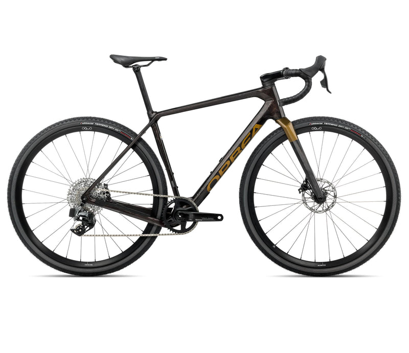 2025 Orbea TERRA M31eTEAM 1X Gravel ROAD BIKE - XX-Large, Cosmic Carbon View-Metallic Olive Green (Gloss)