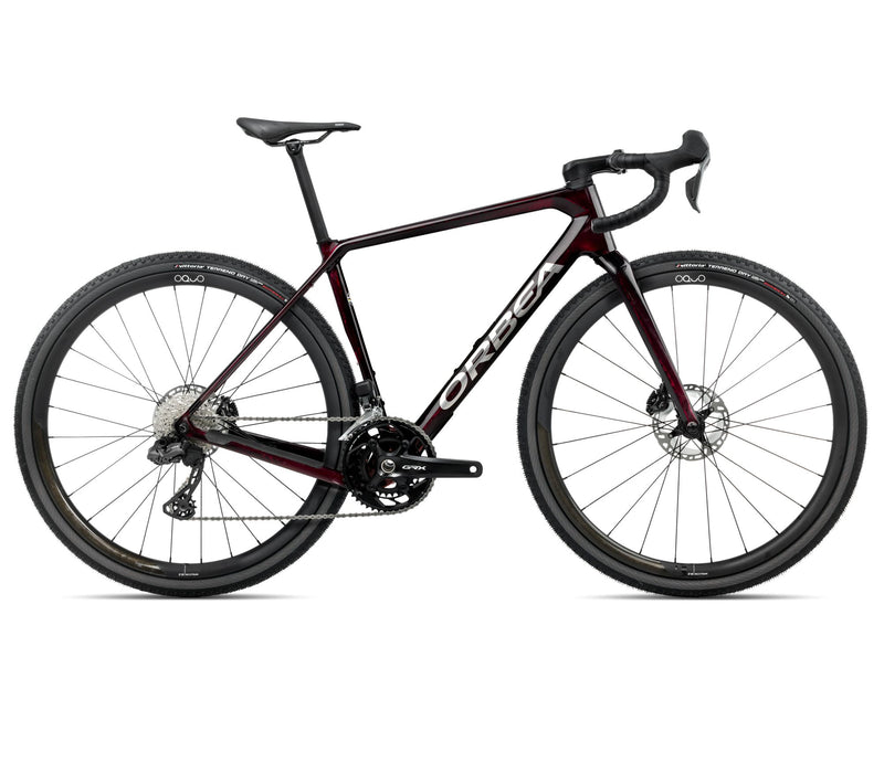 2025 Orbea TERRA M20iTEAM Gravel ROAD BIKE - Large, Wine Red Carbon View (Gloss)