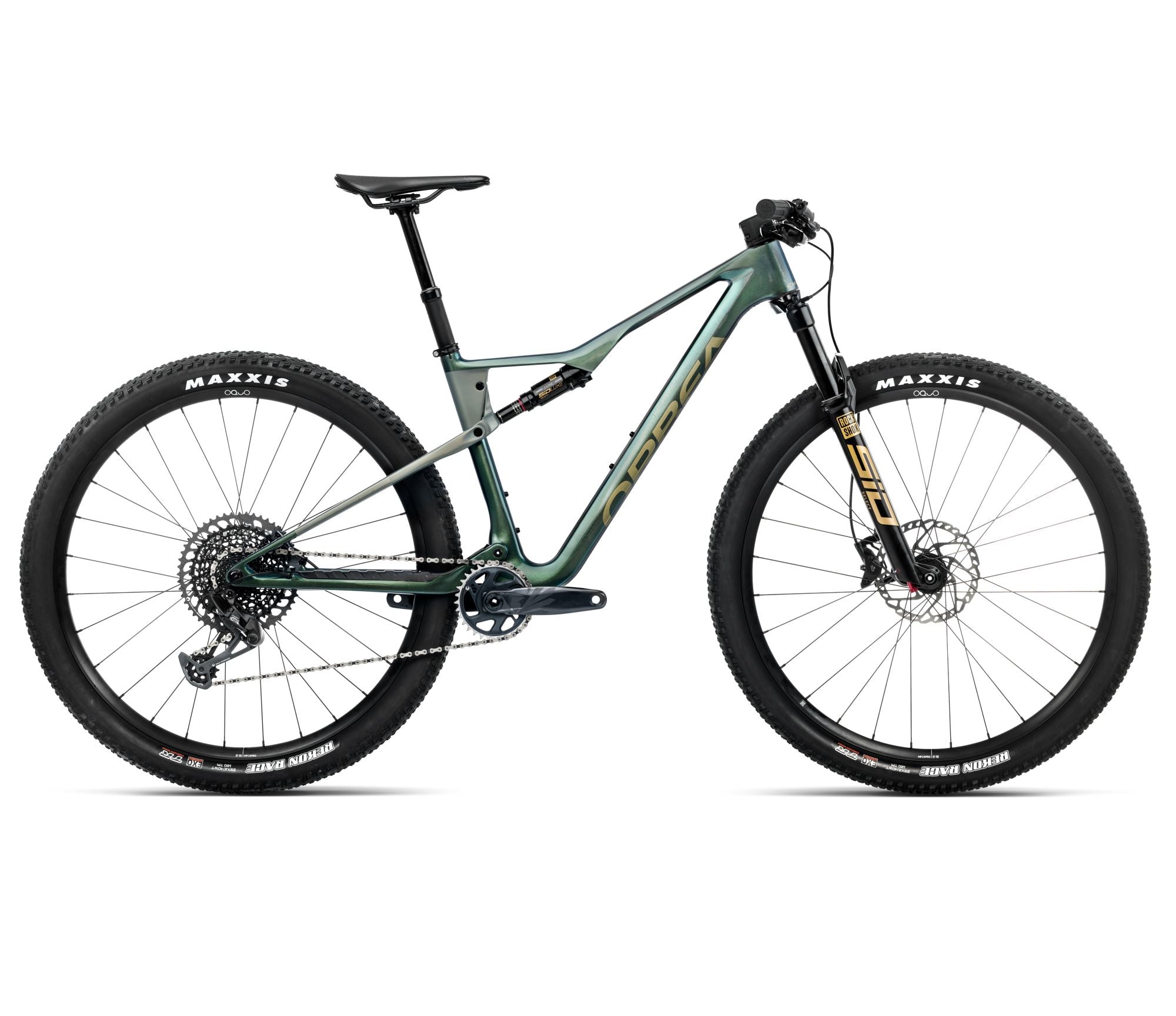 2025 Orbea OIZ M21 XC MTB BIKE - Large, Seaweed Carbon View (Gloss) - Spaceship Green (Matte)