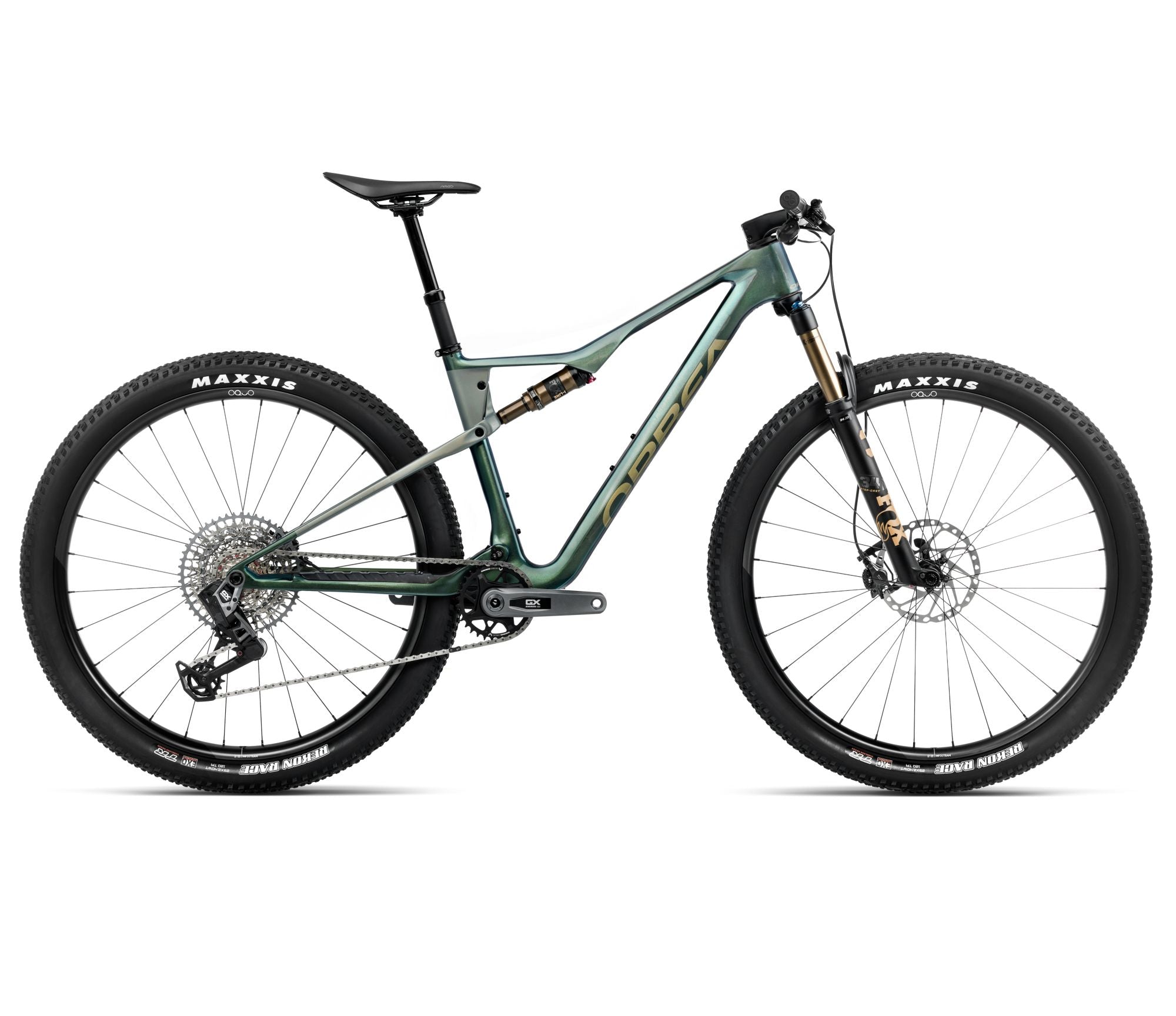 2025 Orbea OIZ M10 AXS XC MTB BIKES - Large, Seaweed Carbon View (Gloss) - Spaceship Green (Matte)