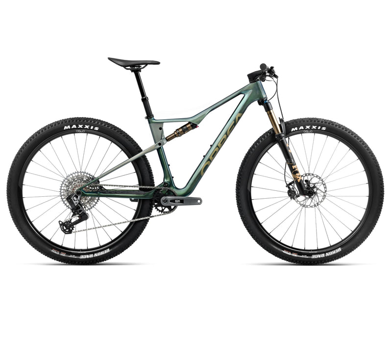 2025 Orbea OIZ M10 AXS XC MTB BIKES - Small, Seaweed Carbon View (Gloss) - Spaceship Green (Matte)