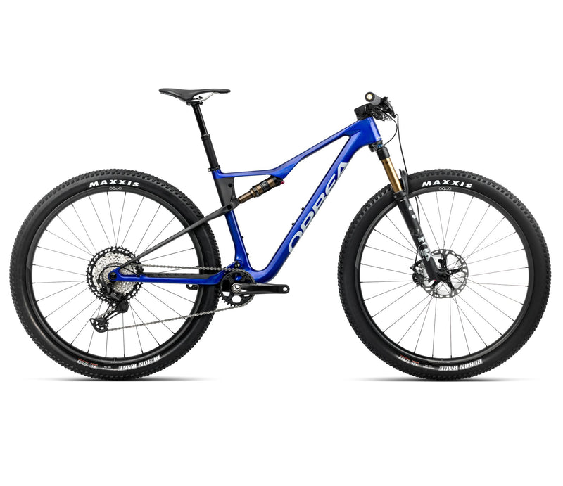 2025 Orbea OIZ M-PRO XC MTB BIKE - Large, Cobalt Blue (Gloss) - Carbon Raw (Matte)