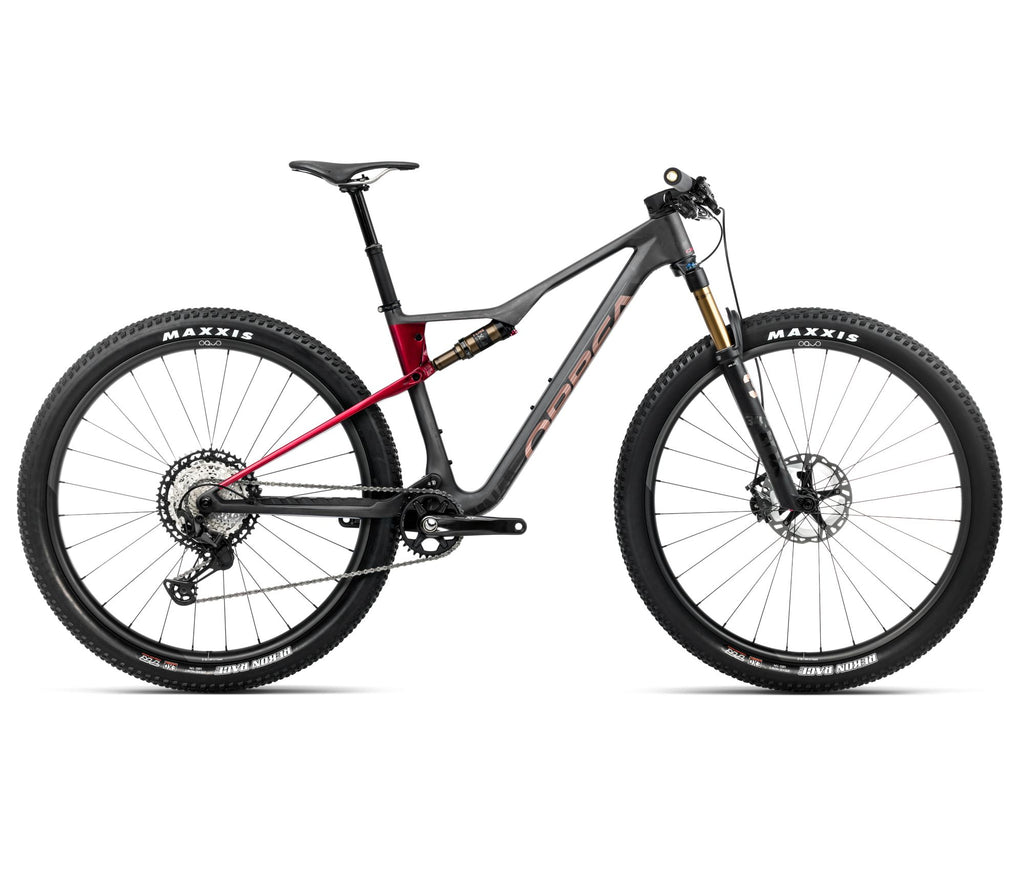 2025 Orbea OIZ M-PRO XC MTB BIKE - Large, Diamond Carbon View (Matte) - Cherry Red (Gloss)