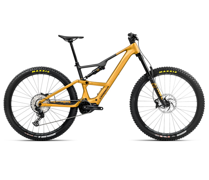 2025 Orbea RISE LT H20 20mph Trail MTB E-BIKES - Small, Bumblebee Yellow-Black (Matte)