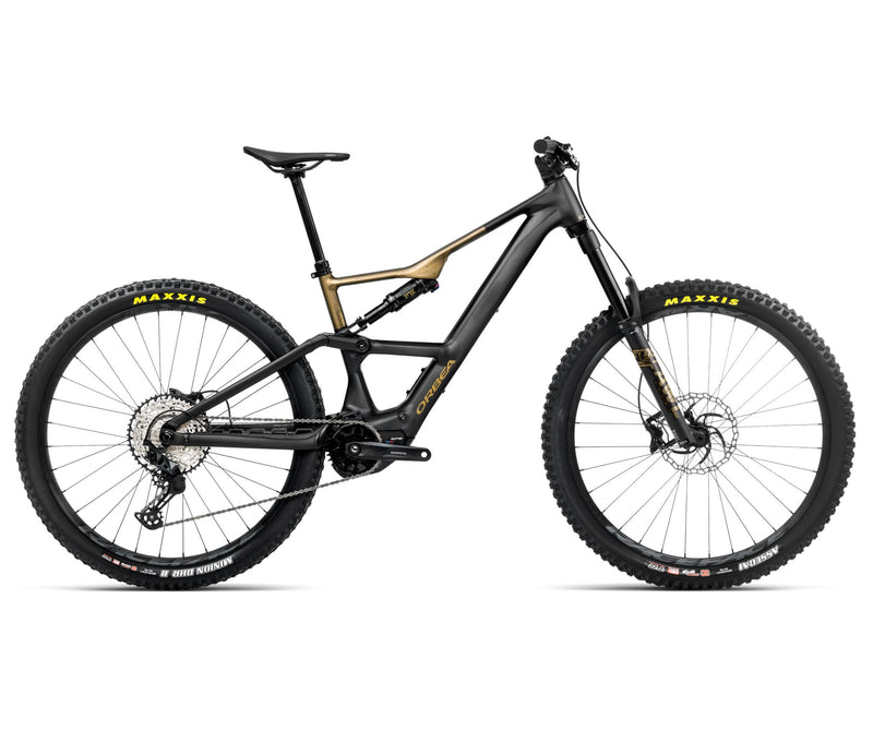 2025 Orbea RISE LT H20 20mph Trail MTB E-BIKES - Large, Diamond Black-Splash Olive Green (Matte)