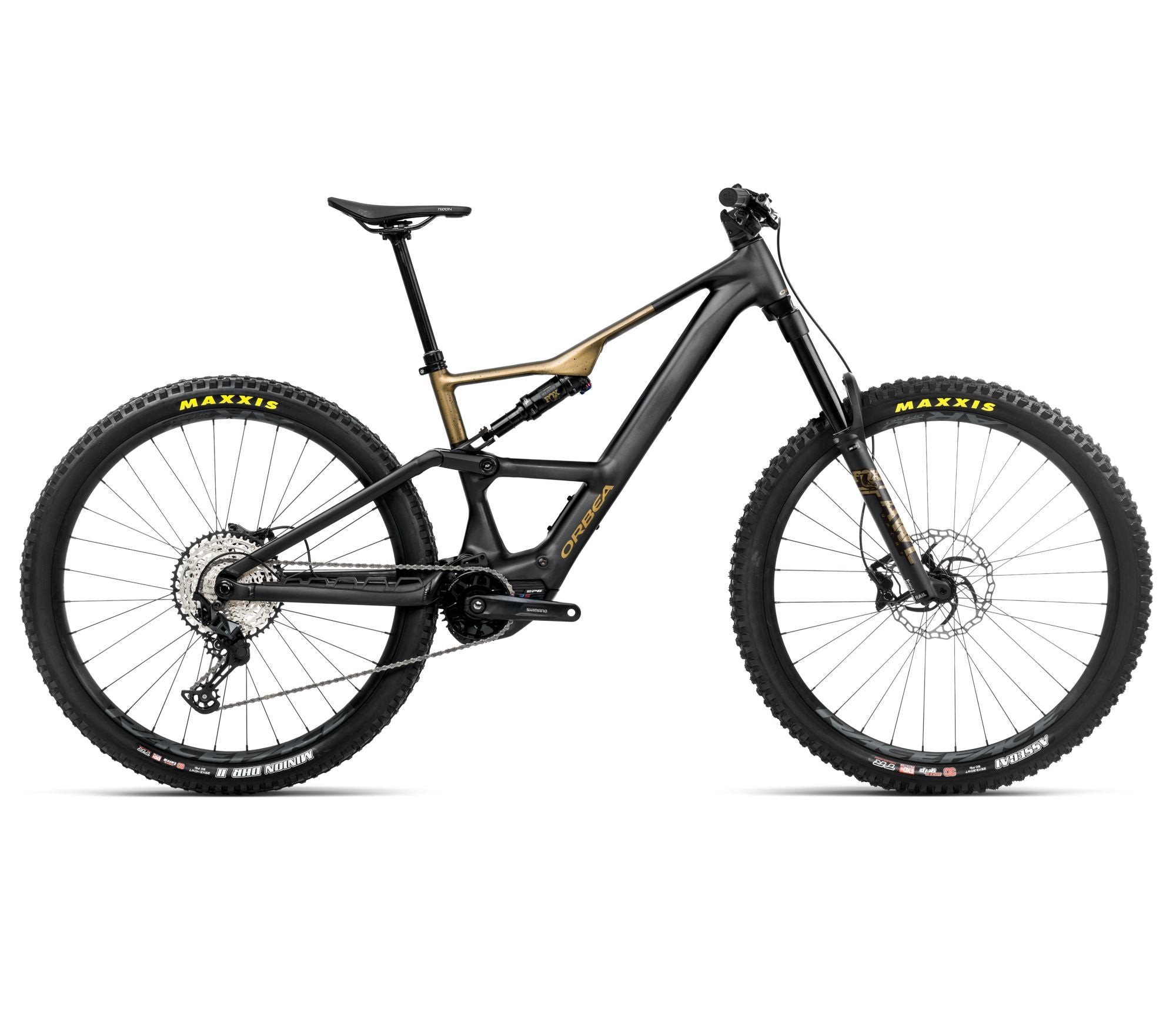 2025 Orbea RISE LT H20 20mph Trail MTB E-BIKES - X-Large, Diamond Black-Splash Olive Green (Matte)