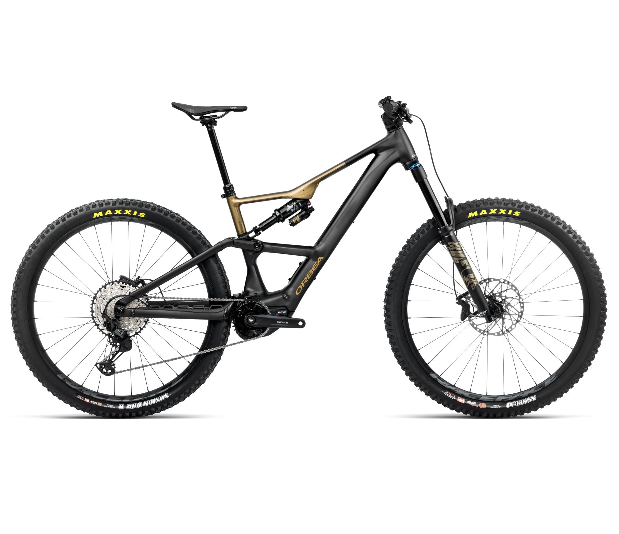 2025 Orbea RISE LT H10 20mph Trail MTB E-BIKES - Large, Diamond Black-Splash Olive Green (Matte)