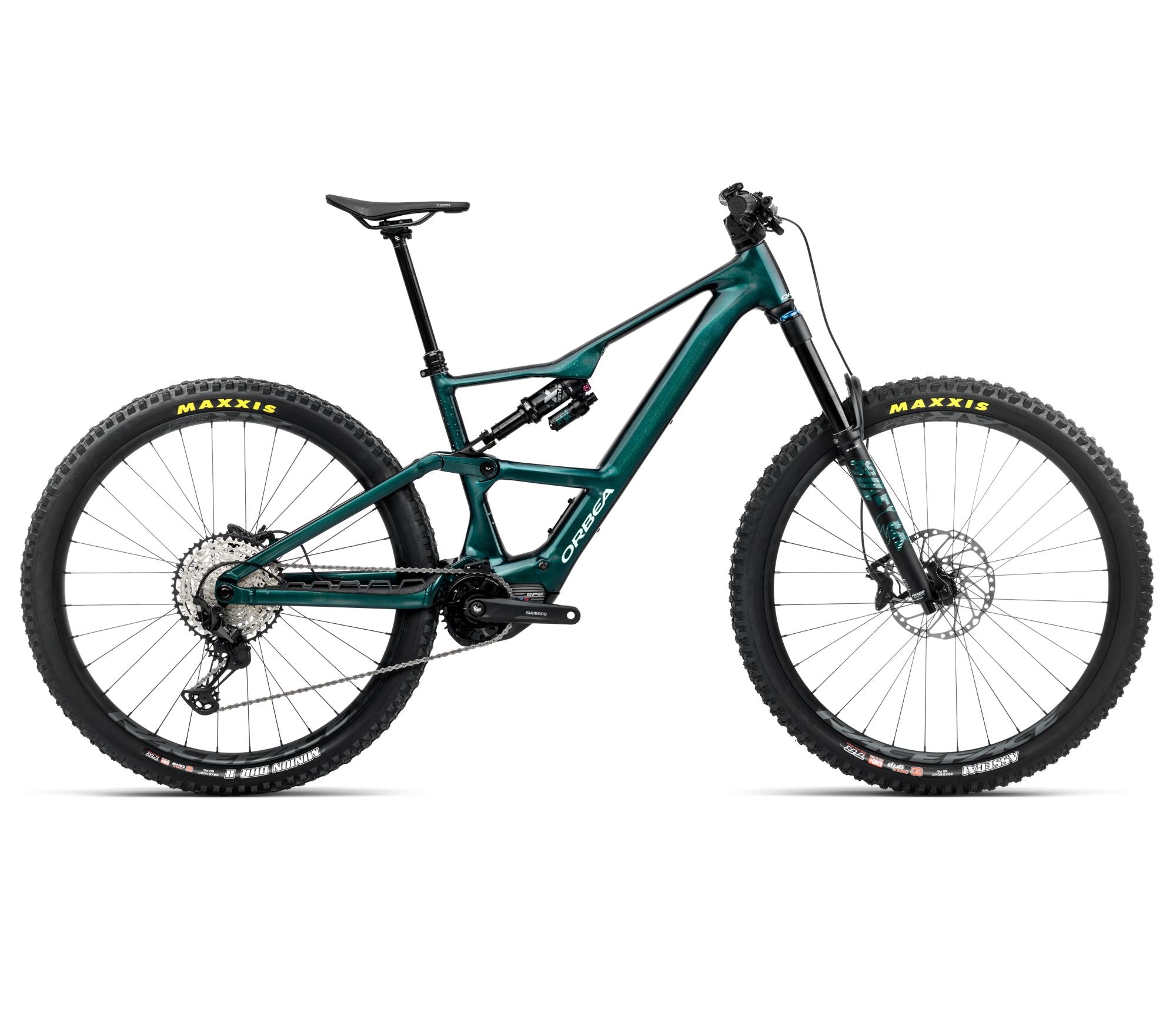 2025 Orbea RISE LT H10 20mph Trail MTB E-BIKES - Large, Escape Green-Splash Ice Green (Gloss)