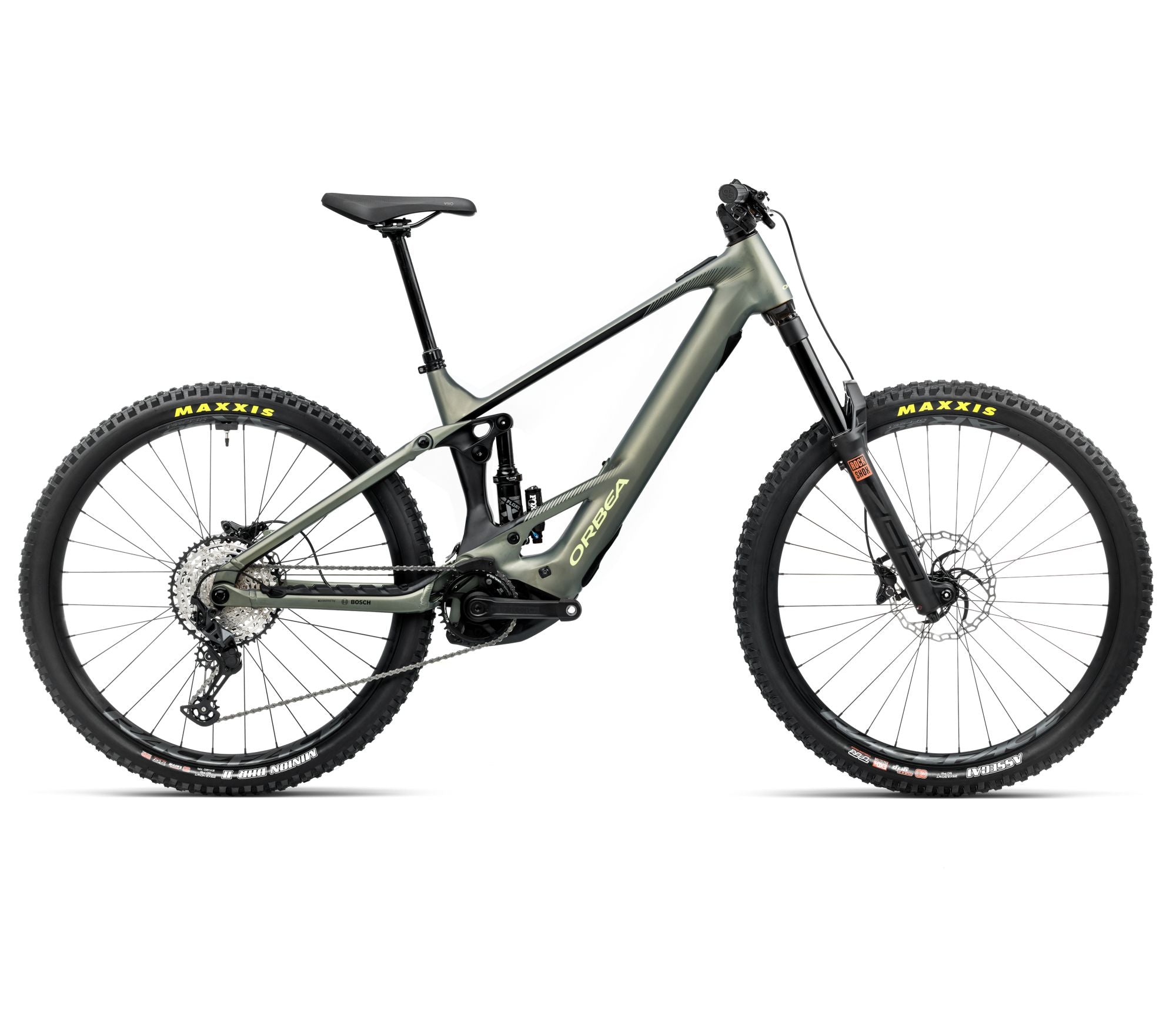 2025 Orbea WILD H20 20mph Enduro MTB E-BIKES - X-Large, Spaceship Green-Black (Matte)