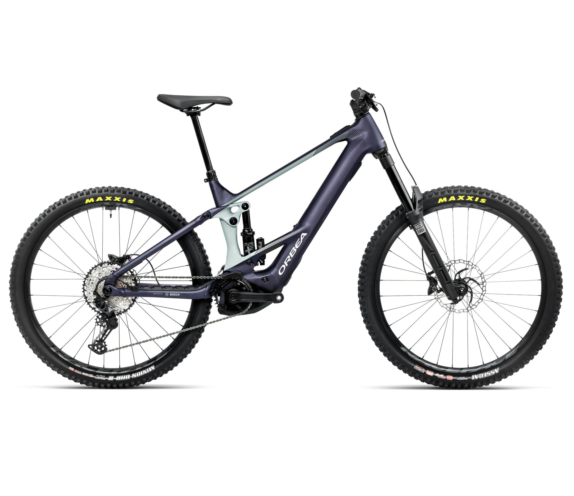 2025 Orbea WILD H20 20mph Enduro MTB E-BIKES - X-Large, Tanzanite-Blue Stone (Matte)