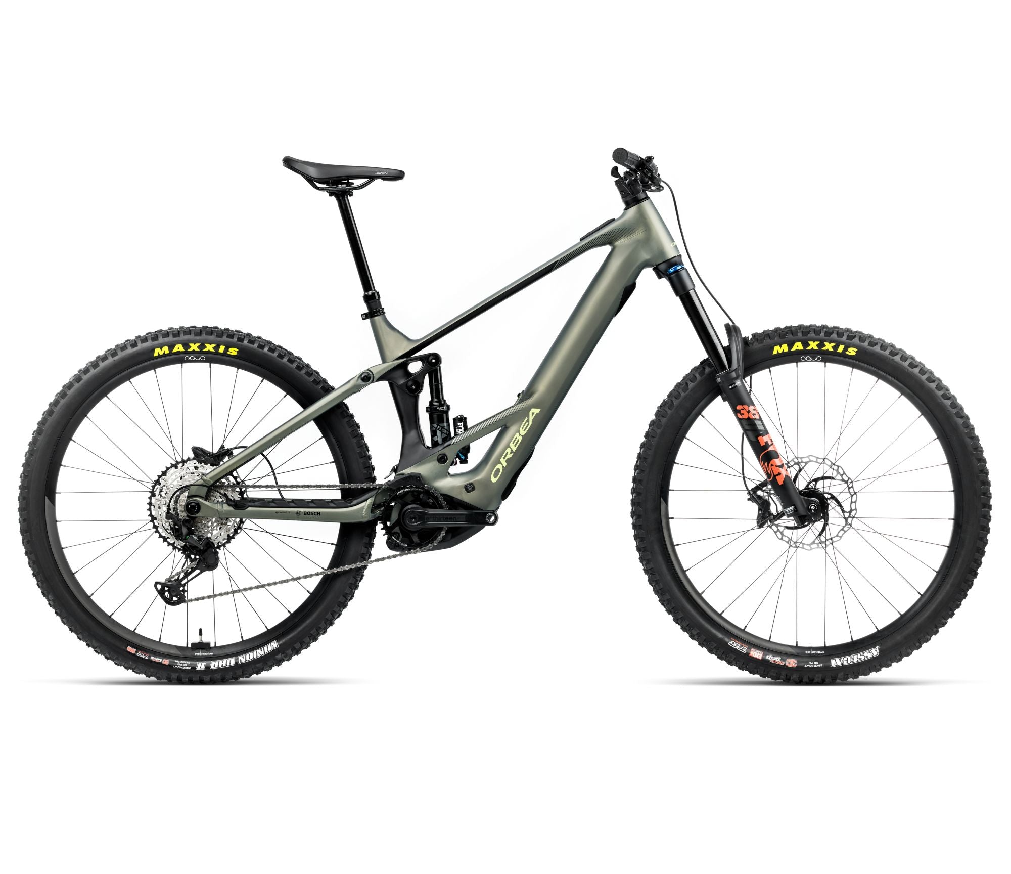 2025 Orbea WILD H10 20mph Enduro MTB E-BIKES - Large, Spaceship Green-Black (Matte)