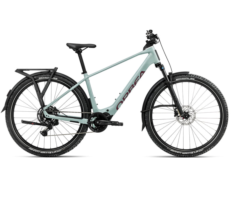 2025 Orbea KEMEN ADV 30 20mph All Terrain URBAN E-BIKES - Large, Blue Stone (Matte) - Brugundy (Gloss)