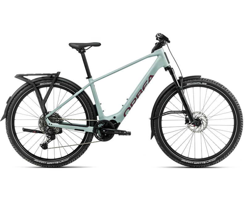 2025 Orbea KEMEN ADV 20 20mph All Terrain URBAN E-BIKES - Large, Blue Stone (Matte) - Brugundy (Gloss)