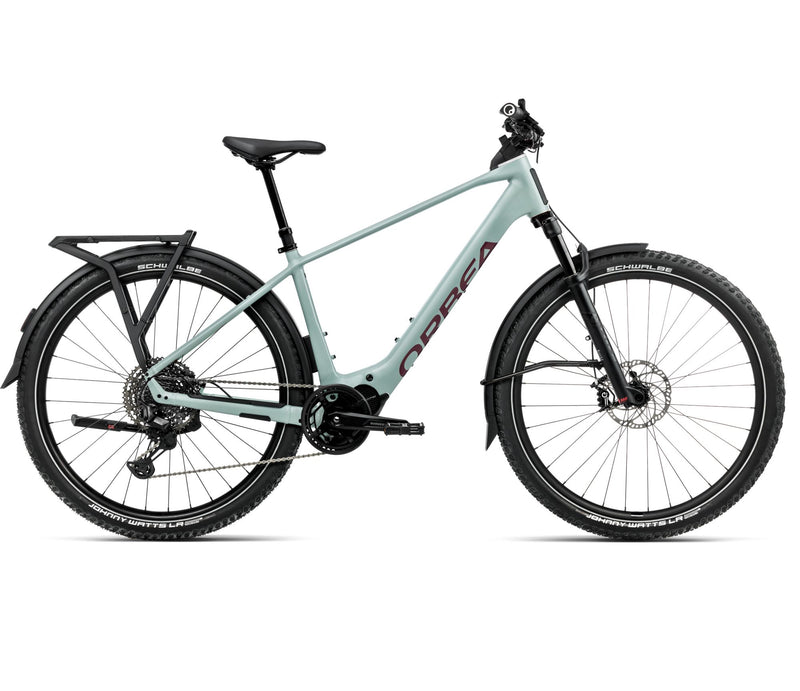 2025 Orbea KEMEN ADV 10 20mph All Terrain URBAN E-BIKES - Small, Blue Stone (Matte) - Brugundy (Gloss)