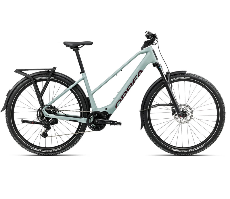 2025 Orbea KEMEN ADV 30 MID 20mph All Terrain URBAN E-BIKES - Large, Blue Stone (Matte) - Brugundy (Gloss)