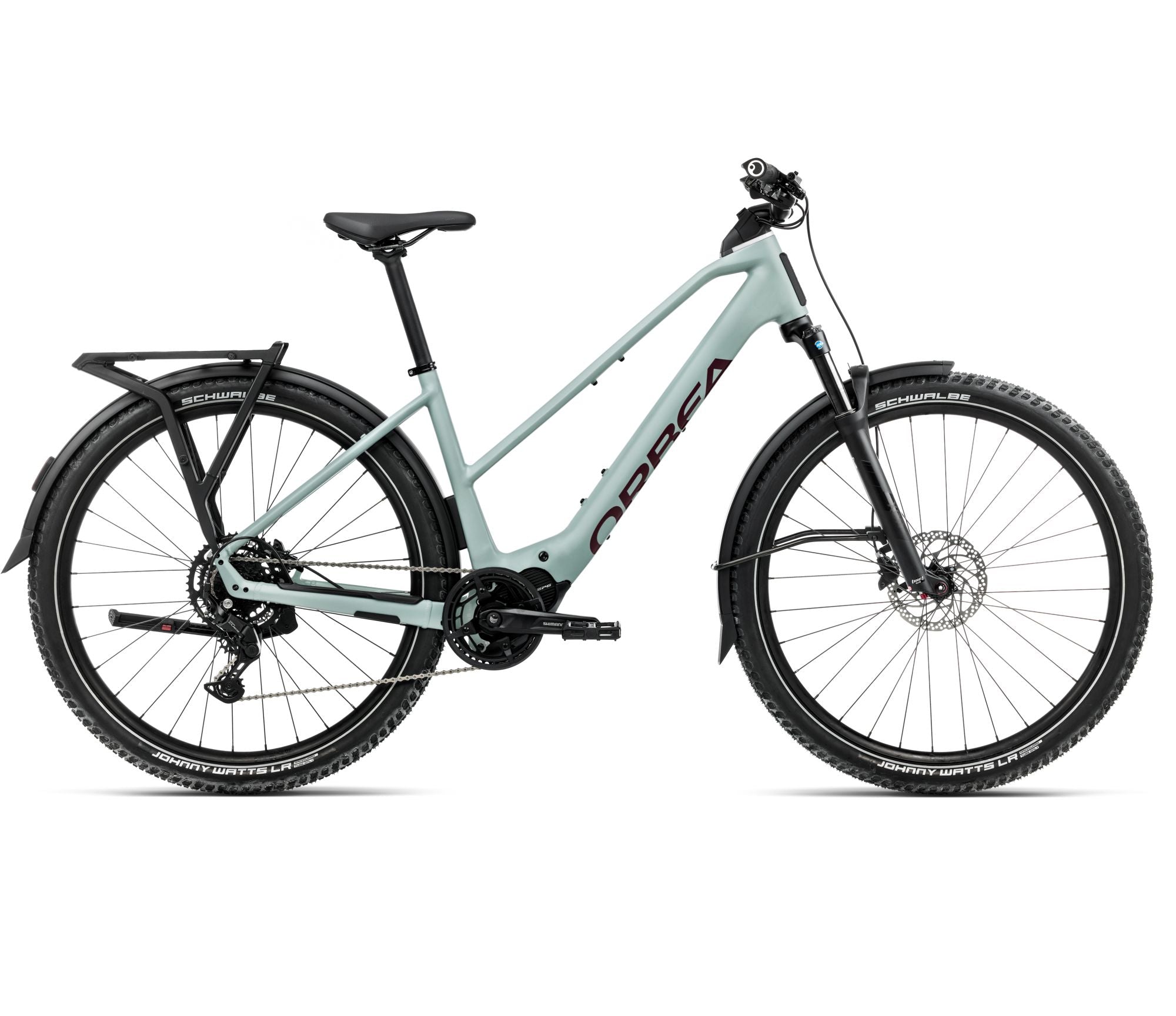 2025 Orbea KEMEN ADV 30 MID 28mph All Terrain URBAN E-BIKES - Large, Blue Stone (Matte) - Brugundy (Gloss)