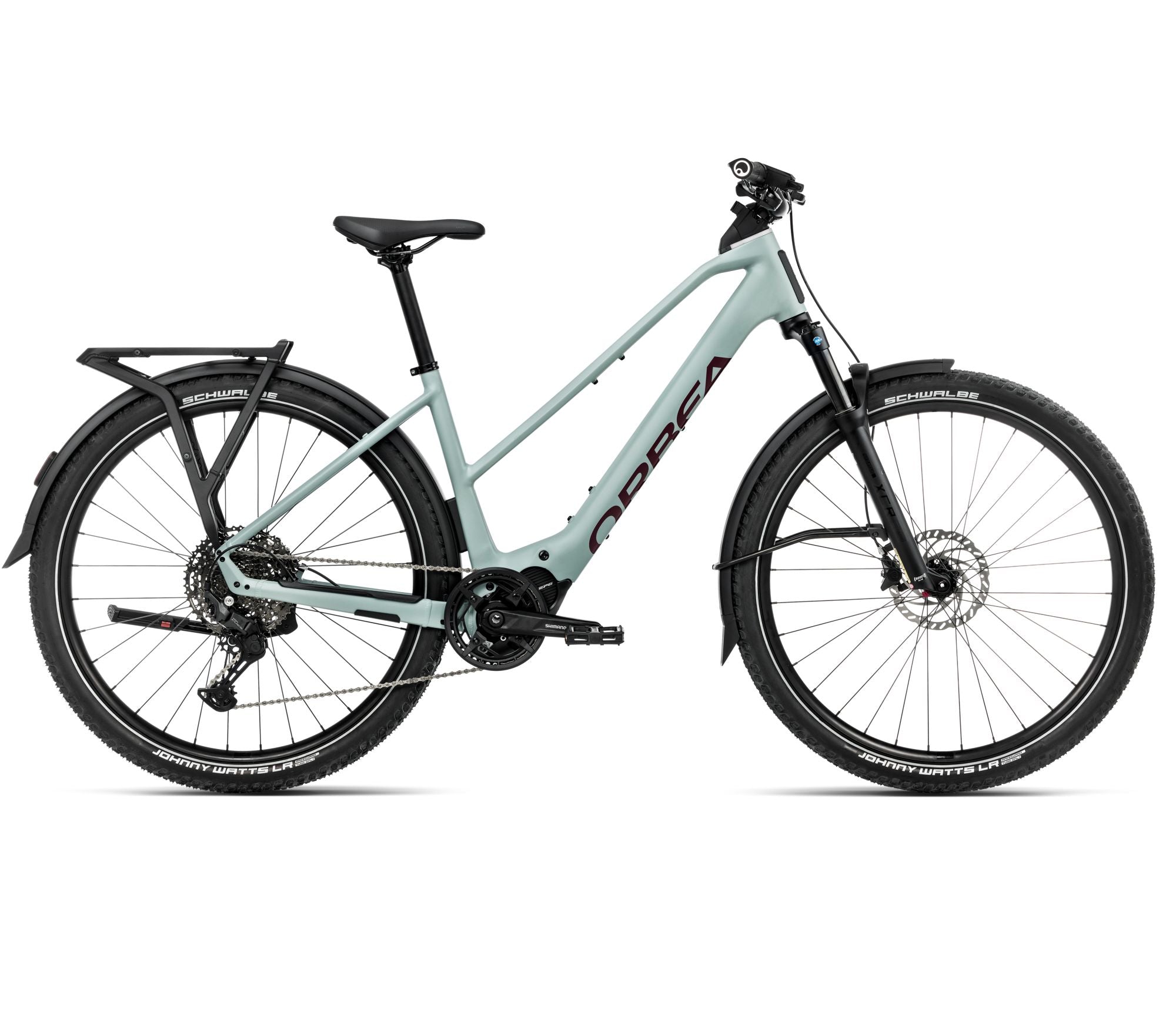 2025 Orbea KEMEN ADV 20 MID 20mph All Terrain URBAN E-BIKES - Large, Blue Stone (Matte) - Brugundy (Gloss)