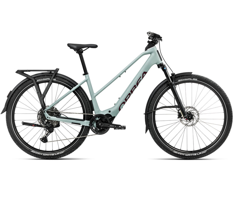 2025 Orbea KEMEN ADV 20 MID 28mph All Terrain URBAN E-BIKES - Large, Blue Stone (Matte) - Brugundy (Gloss)