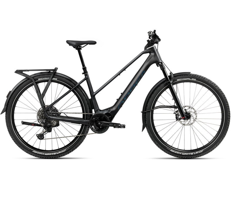 2025 Orbea KEMEN ADV 10 MID 20mph All Terrain URBAN E-BIKES - Large, Diamond Black (Matte-Gloss)