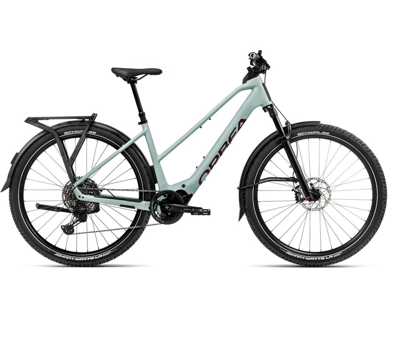 2025 Orbea KEMEN ADV 10 MID 20mph All Terrain URBAN E-BIKES - Large, Blue Stone (Matte) - Brugundy (Gloss)