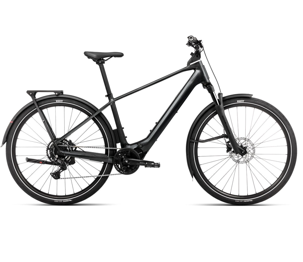 2025 Orbea KEMEN TOUR 30 20mph Touring URBAN E-BIKES - Large, Diamond Black (Gloss)