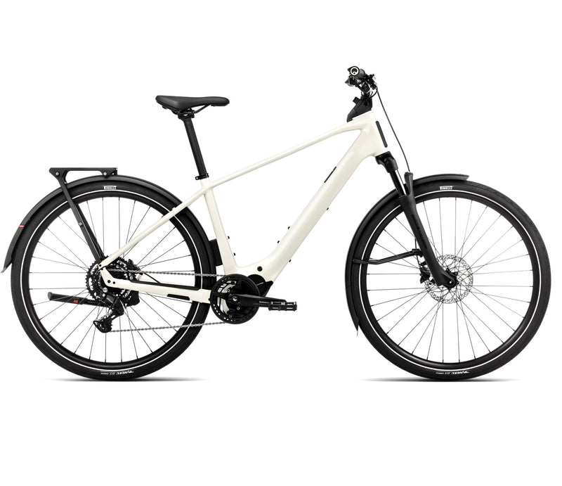 2025 Orbea KEMEN TOUR 30 20mph Touring URBAN E-BIKES - Large, Ivory White (Gloss)