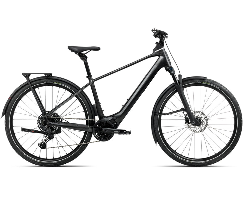 2025 Orbea KEMEN TOUR 20 20mph Touring URBAN E-BIKES - Large, Diamond Black (Gloss)