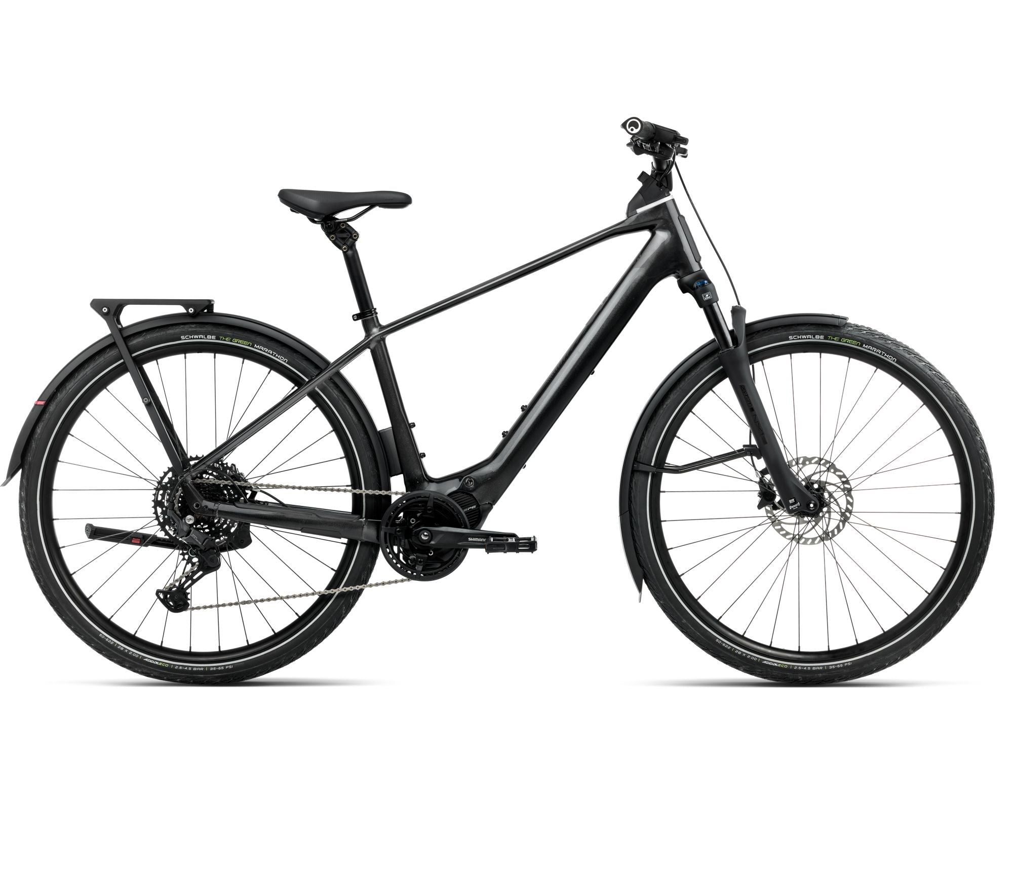 2025 Orbea KEMEN TOUR 20 28mph Touring URBAN E-BIKES - Small, Diamond Black (Gloss)