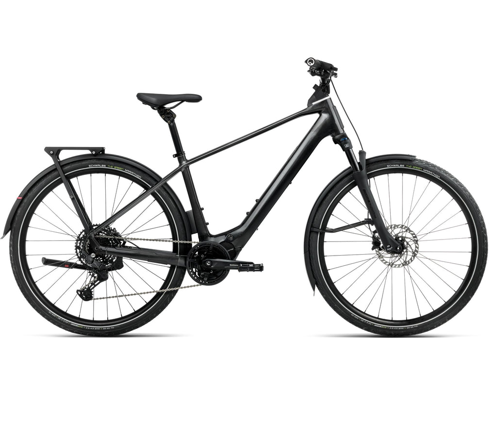 2025 Orbea KEMEN TOUR 20 28mph Touring URBAN E-BIKES - Large, Diamond Black (Gloss)