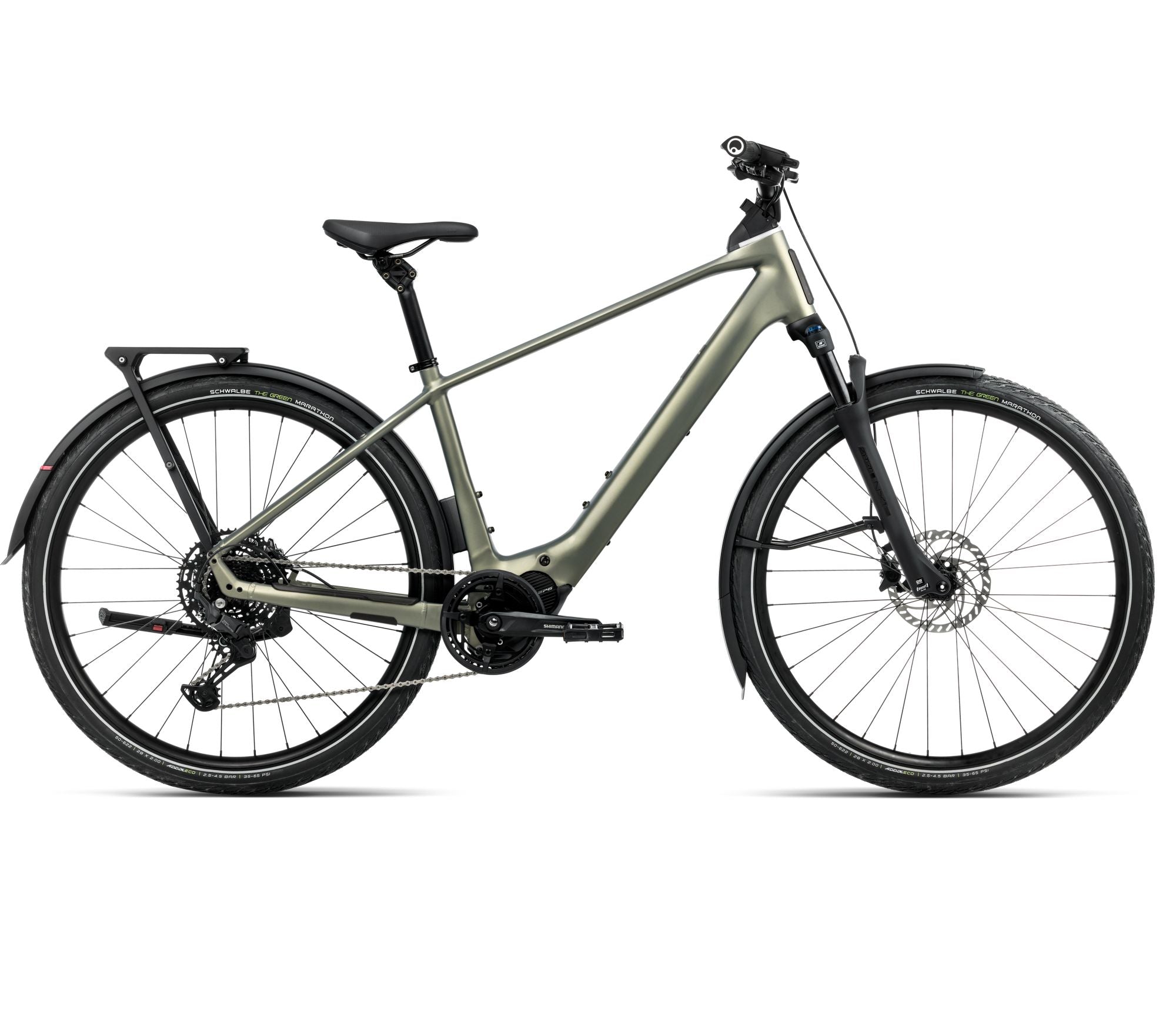 2025 Orbea KEMEN TOUR 20 20mph Touring URBAN E-BIKES - Large, Spaceship Green (Matte)