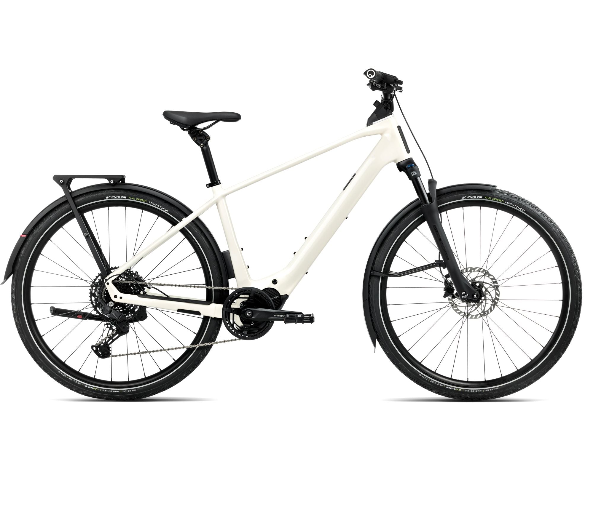 2025 Orbea KEMEN TOUR 20 28mph Touring URBAN E-BIKES - X-Large, Ivory White (Gloss)