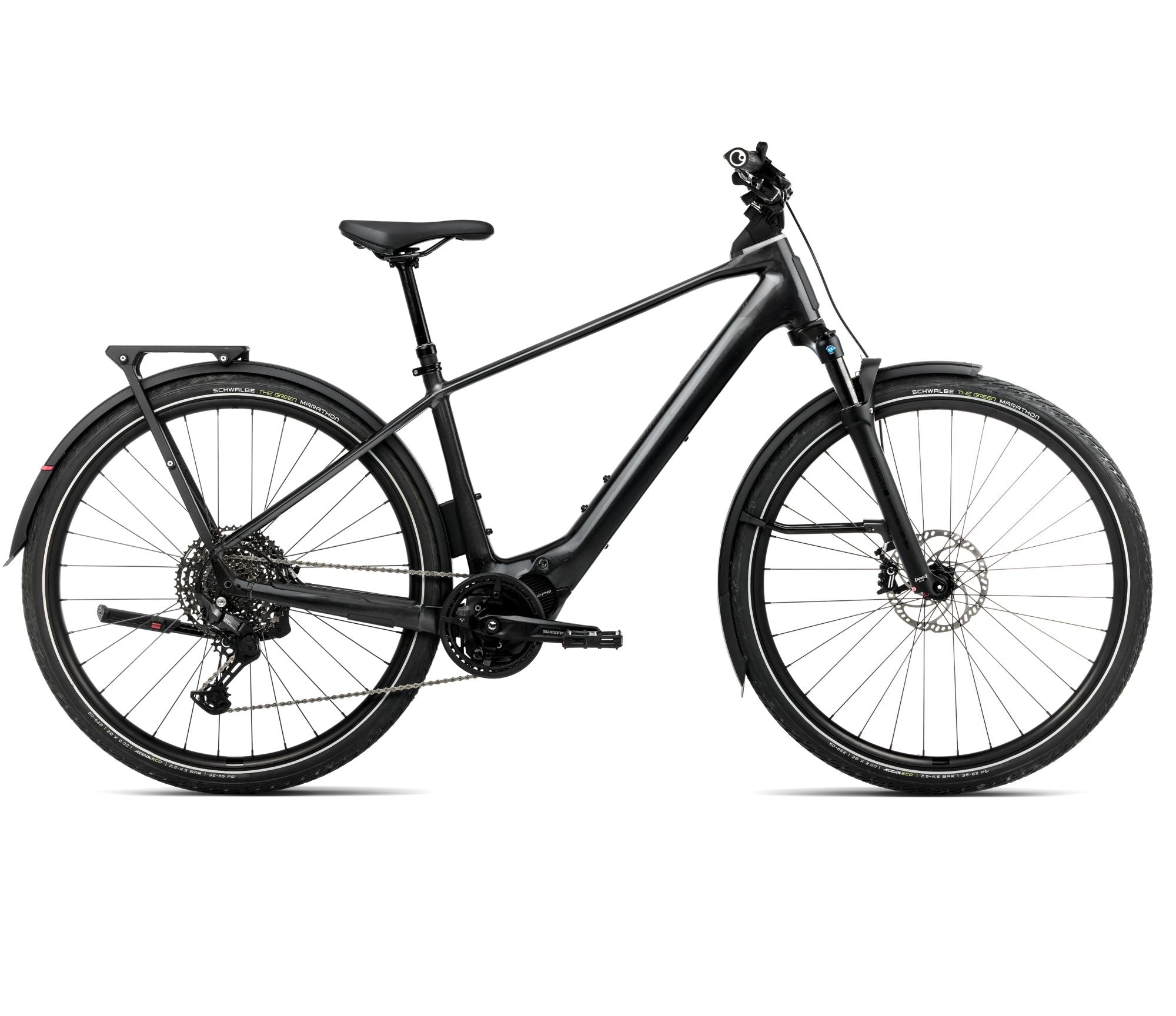 2025 Orbea KEMEN TOUR 10 20mph Touring URBAN E-BIKES - Large, Diamond Black (Gloss)