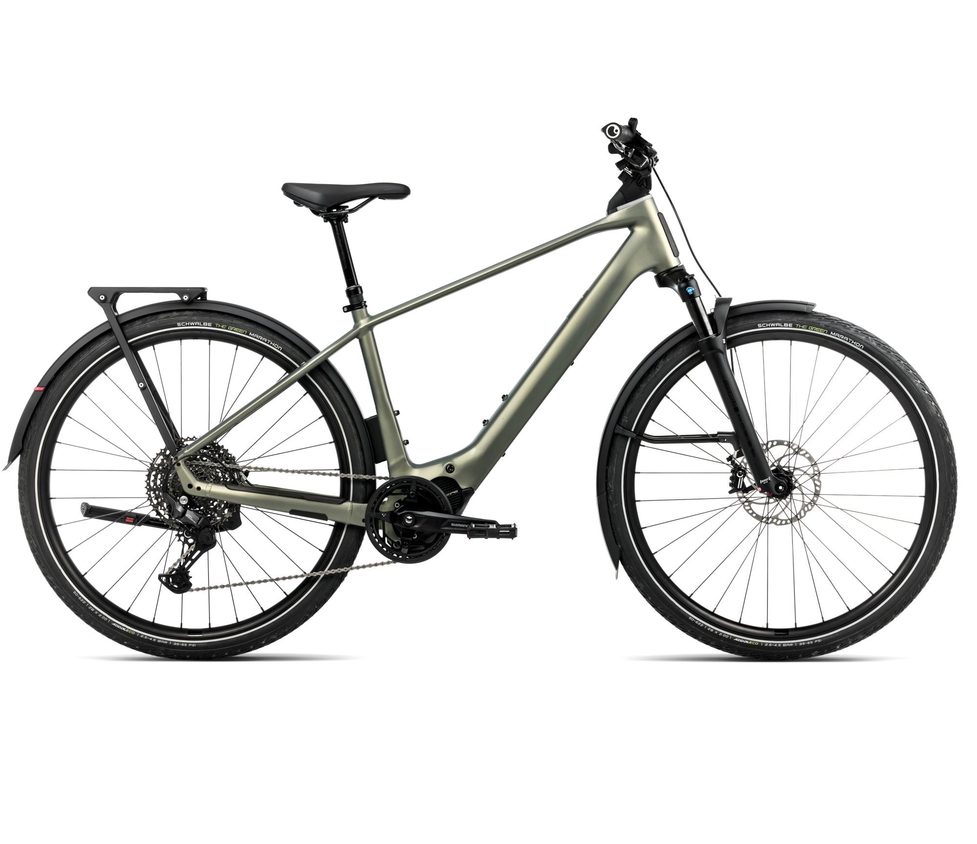 2025 Orbea KEMEN TOUR 10 28mph Touring URBAN E-BIKES - Large, Spaceship Green (Matte)