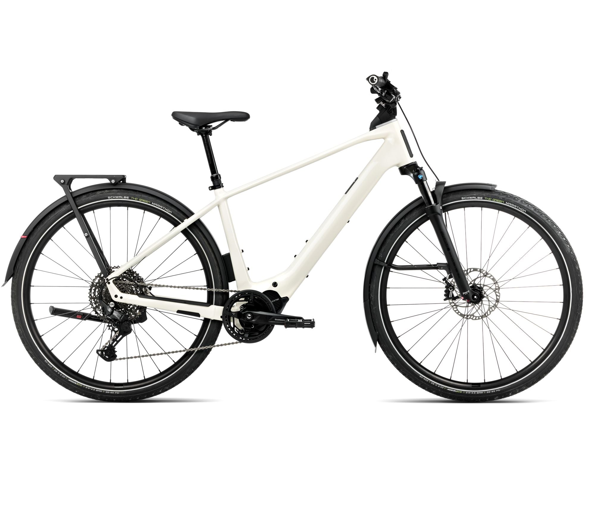 2025 Orbea KEMEN TOUR 10 20mph Touring URBAN E-BIKES - Medium, Ivory White (Gloss)