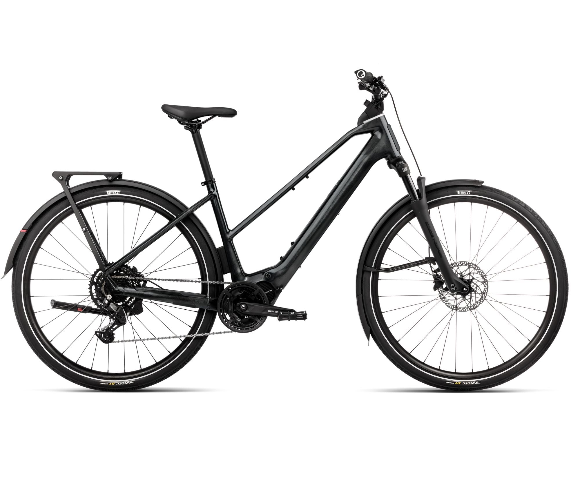 2025 Orbea KEMEN TOUR 30 MID 20mph Touring URBAN E-BIKES - Small, Diamond Black (Gloss)