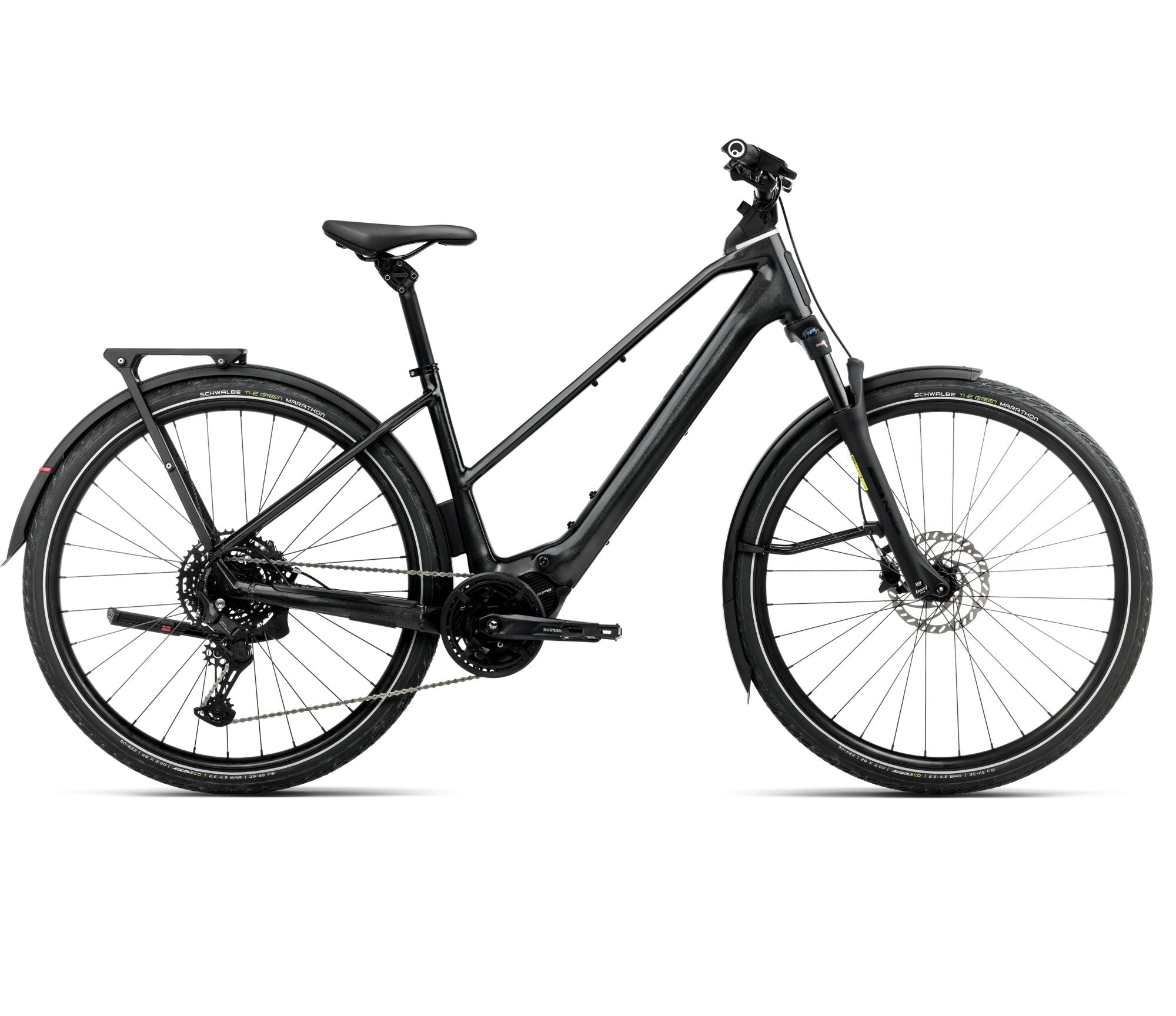 2025 Orbea KEMEN TOUR 20 MID 28mph Touring URBAN E-BIKES - Small, Diamond Black (Gloss)