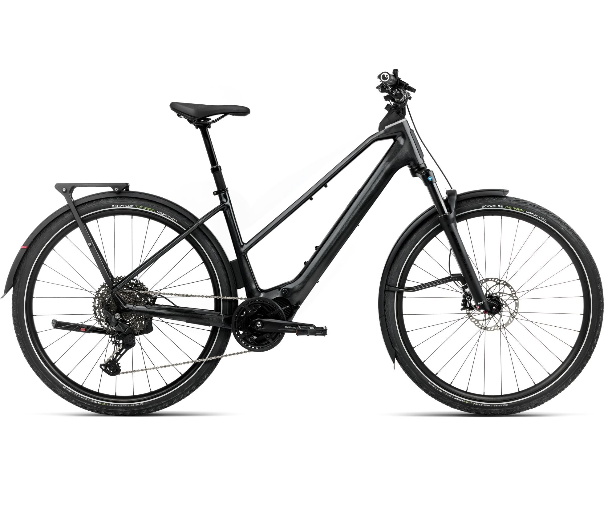 2025 Orbea KEMEN TOUR 10 MID 28mph Touring URBAN E-BIKES - Large, Diamond Black (Gloss)