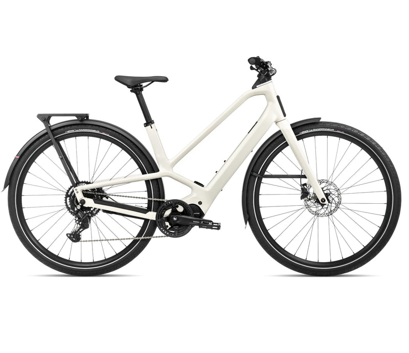 2025 Orbea DIEM 30 28mph City URBAN E-BIKES - Large, Ivory White (Gloss)