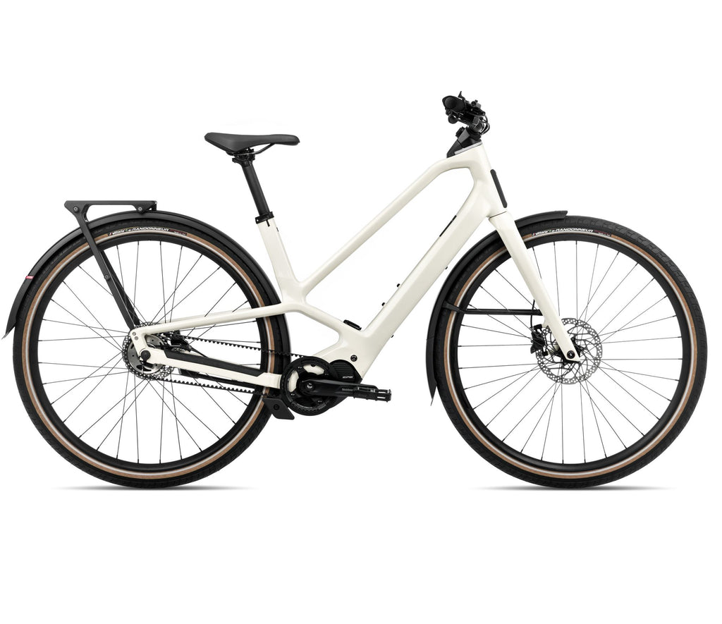 2025 Orbea DIEM 20 28mph City URBAN E-BIKES - Large, Ivory White (Gloss)