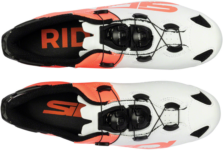 Sidi Shot 2S Pro Road Shoes - Mens White/Coral 47