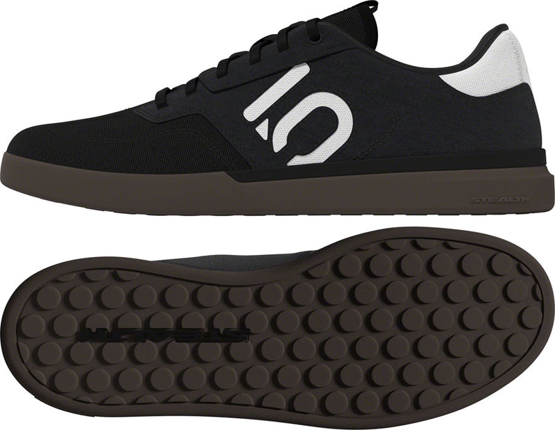 Five Ten Sleuth Canvas Flat Shoes - Mens Core BLK/Core BLK/FTWR White 10.5