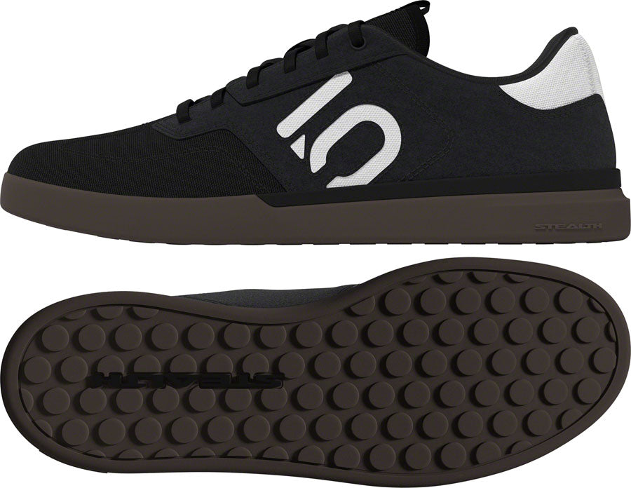 Five Ten Sleuth Canvas Flat Shoes - Mens Core BLK/Core BLK/FTWR White 10