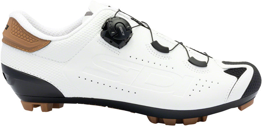 Sidi Dust Gravel Shoes - Mens White/Black 45