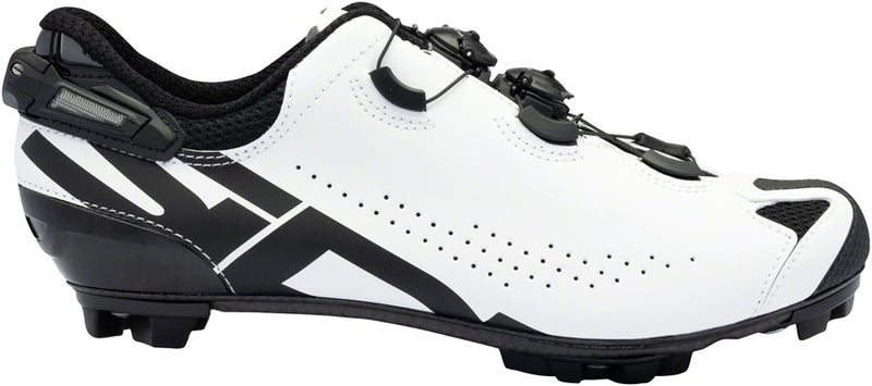 Sidi Tiger 2S SRS Mountain Clipless Shoes - Mens White/Black 46.5