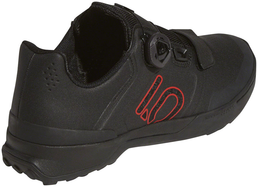 Five Ten Kestrel Pro BOA Mountain Clipless Mountain Clipless Shoes - Mens Core BLK / Red / Gray Six 7.5