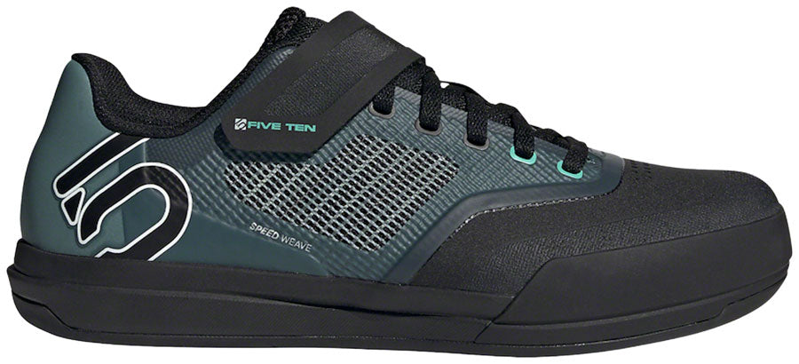 Five Ten Hellcat Pro Mountain Clipless Shoes  -  Womens Core BLK/Crystal White/DGH Solid Gray 6