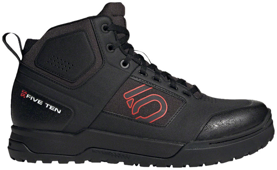 Five Ten Impact Pro Mid Flat Shoes  -  Mens Core Black/Red/Core Black 9