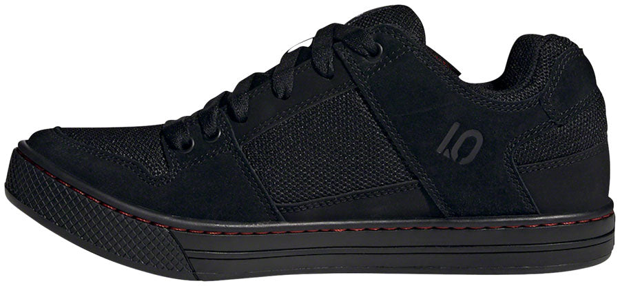 Five Ten Freerider Flat Shoes - Mens Core Black / Core Black  / Red 12